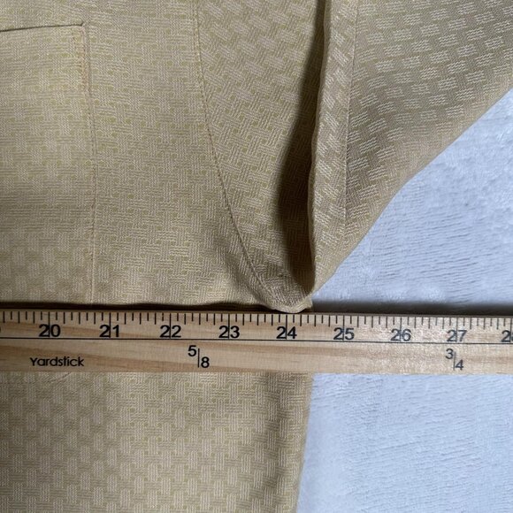 Tommy Bahama Shirt Men Size L Yellow Hawaiian Relax Short Sleeve 100% Silk - Picture 10 of 14